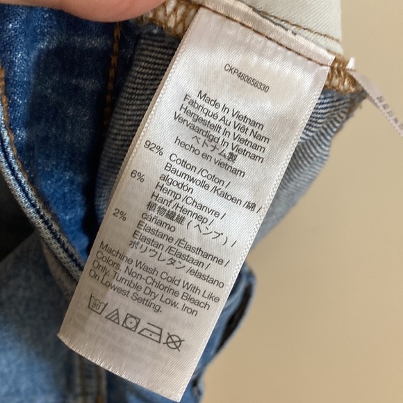 Madewell Shorts Womens 26 Curvy High Rise Denim Cut Off Blue Jean Shorts - Picture 12 of 13